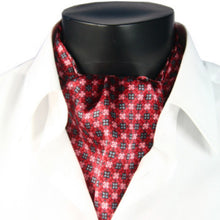 mens silk scarves printed party cravat ascot ties gentlemen handkerchief J4U66