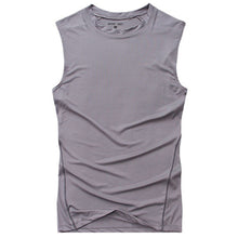 mens sleeveless compression vest skin tank tops tights fitness base layer top shirt J4U66