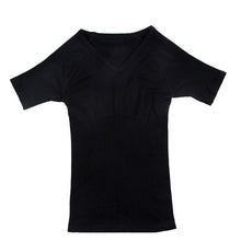 mens slimming v neck t-shirts waist cincher belly fitness body shaper underwear shapewear bodysuit J4U66