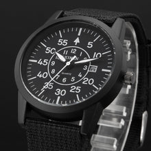 Mens Stainless Steel Military Sport Date Analog Quartz army Style Wrist Watch J4U66