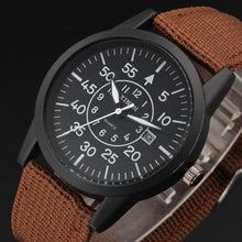 Mens Stainless Steel Military Sport Date Analog Quartz army Style Wrist Watch J4U66
