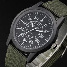 Mens Stainless Steel Military Sport Date Analog Quartz army Style Wrist Watch J4U66