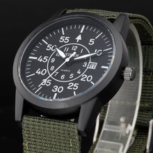 Mens Stainless Steel Military Sport Date Analog Quartz army Style Wrist Watch J4U66