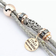 Mens Wrap Multilayer Leather Bracelet Braided Rope Jewelry Accessories P18 J4U66