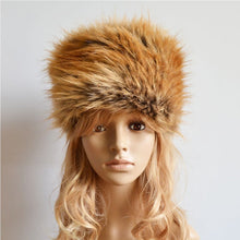 mink and fox fur ball cap hat for women wool hat beanies cap thick cap faux fur plus size warm hat J4U66