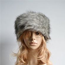 mink and fox fur ball cap hat for women wool hat beanies cap thick cap faux fur plus size warm hat J4U66
