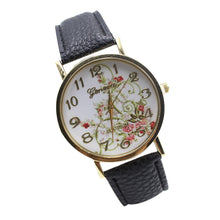 Montre femme cartoon-watch Leather Band Analog Quartz Wristwatch Watch &s  J4U66
