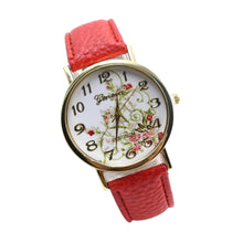 Montre femme cartoon-watch Leather Band Analog Quartz Wristwatch Watch &s  J4U66