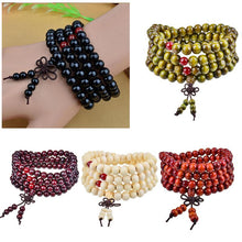 Multilayer Beaded Bracelet & Bangle Malas Strand Tibet Jewelry Pulseiras Mujer Men Women Vintage Wood Beads Bracelets J4U66