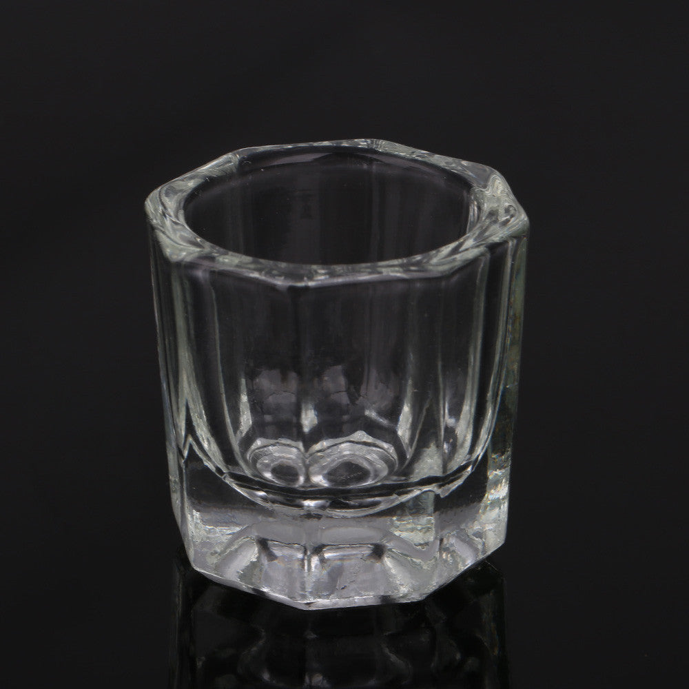 nail art acrylic liquid powder dappen dish glass crystal cup glassware tool nail art equipment J4U66