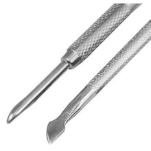 Nail Art Stainless Steel manicure Cuticle nipper solingen Spoon Pusher Remover Cutter Nippers Clipper File Trimmer Manicure Tool J4U66