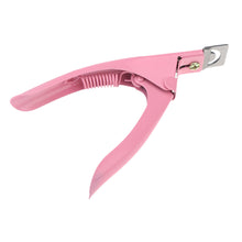 nail clipper pink stainless steel nail clipper acrylic uv gel false tip cutting nail art clipper manicure tools J4U66