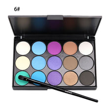 natural 15 colors long lasting pearly eyeshadow palette eye shadow make up set colors cosmetics maquiagem J4U66