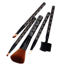 Natural Hair Eye Makeup Brushes 5pc Professional Eyeshadow Brush For Makeup shadow make up Brushes tool Ship J4U66