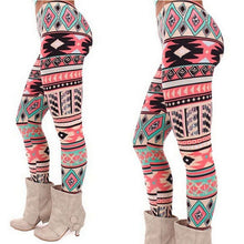 Women's Nordic Deer Snowflake Knitted Leggings Pants Elastic Lady's Leggings Multiple color 8 Styles J4U66