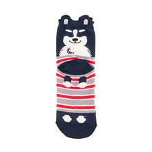Women Socks 3D Cartoon Dogs Warm Soft Cotton Short Sock J4U66