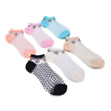 Anklets Socks Wowens Ladies Multicolor Sexy Frilly Lace Ruffle Short Ankle Socks J4U66