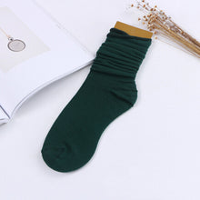 Reinforced Heel&Toes Sock Double Needle Casual Hemp Ankle Boot Socks Fall Cotton Women Socks J4U66