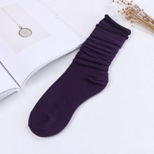 Reinforced Heel&Toes Sock Double Needle Casual Hemp Ankle Boot Socks Fall Cotton Women Socks J4U66