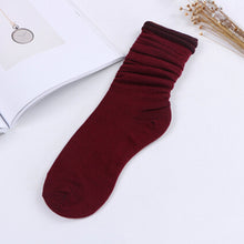Reinforced Heel&Toes Sock Double Needle Casual Hemp Ankle Boot Socks Fall Cotton Women Socks J4U66