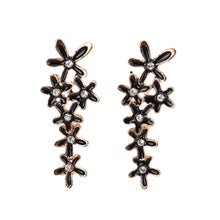 jewelry drip snowflake long drop earrings trendy dangle earring for women J4U66