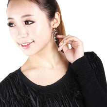 jewelry drip snowflake long drop earrings trendy dangle earring for women J4U66