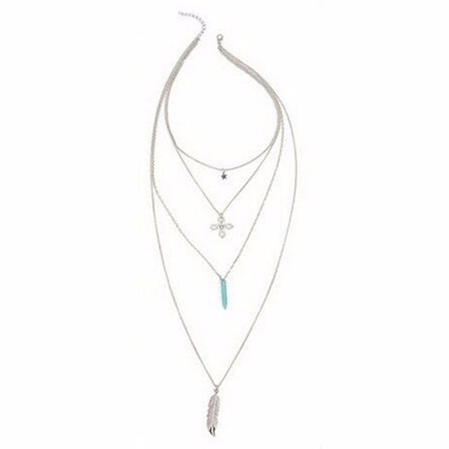 chain tassel necklace maxi collar bib Necklaces & Pendants multilayer necklace choker Necklaces for women J4U66