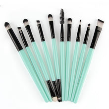 10pcs pro beauty eye shadow eyelinercosmetic makeup brush brushes set tool J4U66
