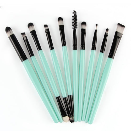 10pcss Pro Beauty Eye Shadow Eyeliner Cosmetic Makeup Brush Brushes Set Tool J4U66
