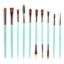 10pcss Pro Beauty Eye Shadow Eyeliner Cosmetic Makeup Brush Brushes Set Tool J4U66