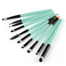10pcss Pro Beauty Eye Shadow Eyeliner Cosmetic Makeup Brush Brushes Set Tool J4U66