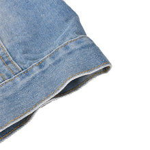 2XL Women Retro Washed Sleeveless Personalized Cardigan Vintage Jeans Denim Vest Waistcoat Coat Vest Jackets J4U66