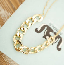 Charm two layer Chains Metal Gold Plated Circles Collar Pendant Necklace for Women Luxury Clavicle Necklaces J4U66