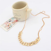 Charm two layer Chains Metal Gold Plated Circles Collar Pendant Necklace for Women Luxury Clavicle Necklaces J4U66