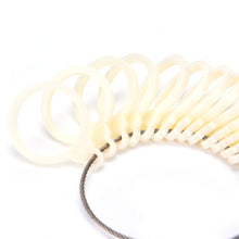 Plastic Finger Ring Sizer Tool Jewelry Measure Gauge Measure UK K-Z J4U66
