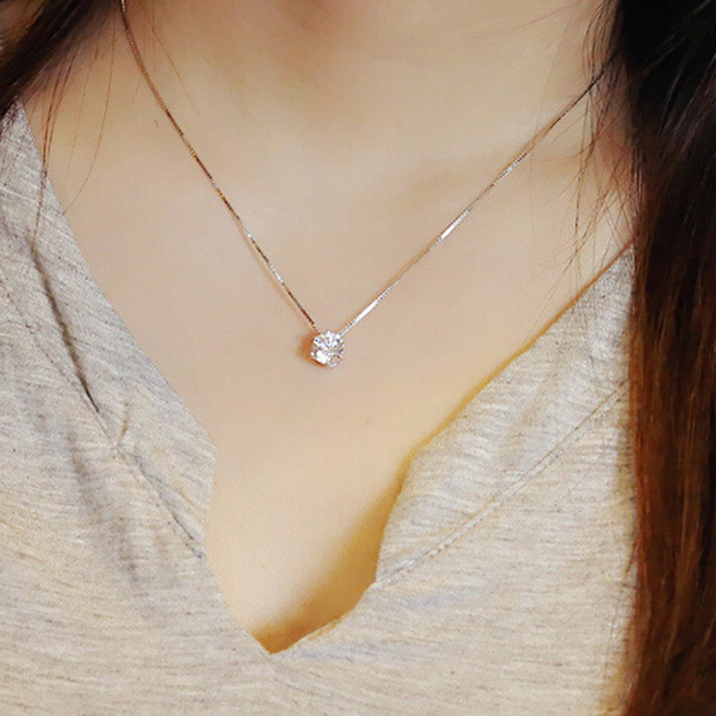 Six Claw Maxi Plated Silver Necklace Necklaces & Pendants For Women GT J4U66