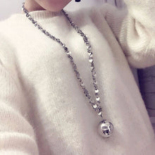 Women Crystal Pendant Sweater Chain Long Pendant Necklace Jewelry J4U66