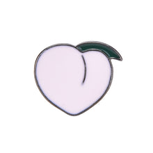 Metal Monkey Peach Blueberries Avocado Collar Pins Badge Corsage Brooch J4U66
