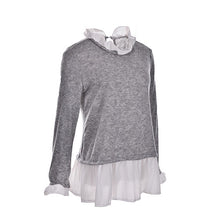 Size S-XL Women Knitted Sweater Long Sleeve Loose Cardigan Jumper Knitwear Outwear Coat Grey Color J4U66