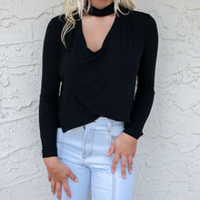 Women Sexy V Neck Irregular Blouses Shirts Ladies Casual Loose Long Sleeve Tops Black J4U66