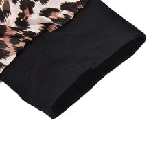 Women Blouses Casual Shirt Long Sleeve Leopard Chiffon Patchwork Blusas Femininas Shirt M-2XL J4U66