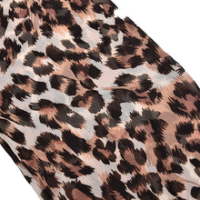 Women Blouses Casual Shirt Long Sleeve Leopard Chiffon Patchwork Blusas Femininas Shirt M-2XL J4U66