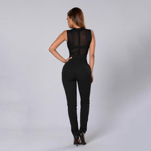 Elegant Womens Rompers Jumpsuit Sleeveless O Neck Long Playsuits Casual Solid Bodysuit J4U66