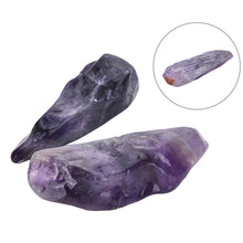 Vintage Necklace Irregular Natural Stone Pendant Necklaces Amethyst Rose Quartz Crystals Chains Jewelry J4U66