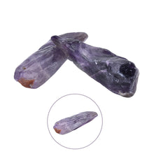 Vintage Necklace Irregular Natural Stone Pendant Necklaces Amethyst Rose Quartz Crystals Chains Jewelry J4U66