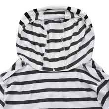 Women Striped Pullover Hoodie Jumper Top Hooded Pullover /Long Sleeve Woman Hoodies & Sweatshirts J4U66
