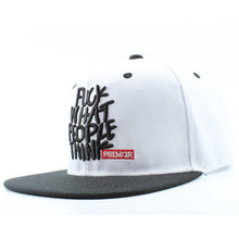 snapback baseball cap wild personality hip hop hats flat-brimmed hat visor hat for men women J4U66