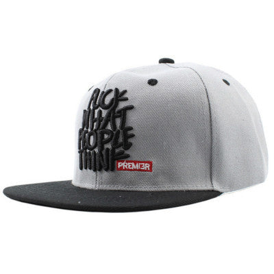 snapback baseball cap wild personality hip hop hats flat-brimmed hat visor hat for men women J4U66
