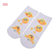 10 Styles Women 3D Printed Smiley Face Emoticons Emoji Amusing Ankle Socks Costume Accessories For Women J4U66