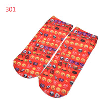 10 Styles Women 3D Printed Smiley Face Emoticons Emoji Amusing Ankle Socks Costume Accessories For Women J4U66